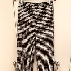 Wool Houndstooth Pants